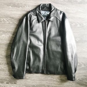 Kenneth Cole Reaction Genuine Leather Coat